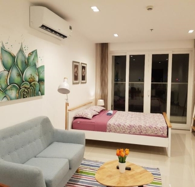 Cho Thuê Căn Hộ SKY CENTER, Tân Bình 36M2 FULL Nội Thất